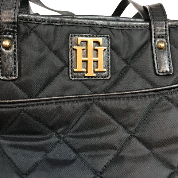 Tommy Hilfiger Quilted nylon Tote bag with pouch - Picture 9 of 12